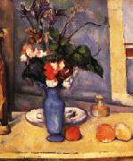 The Blue Vase Paul Cezanne